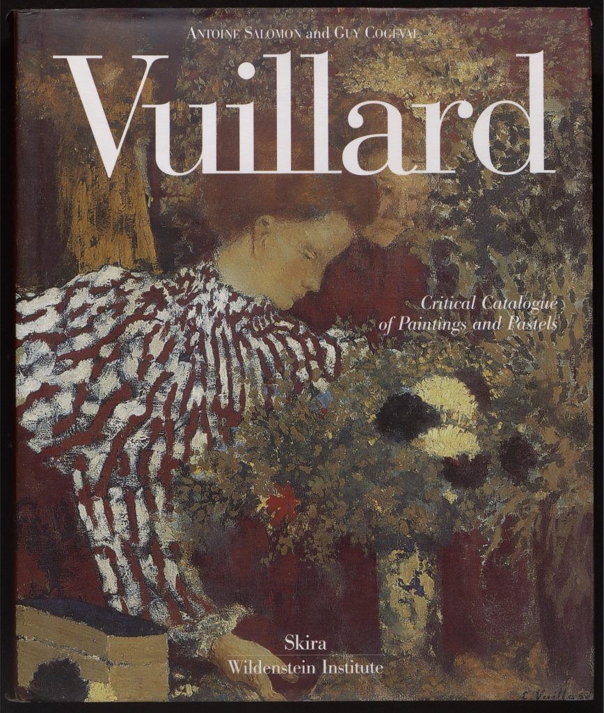Catalogue Rouge Vuillard The Inexhaustible Glance. Critical