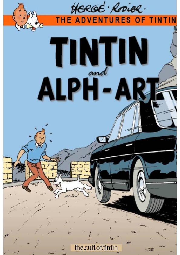 Catalogue Rouge - Tintin and Alph-Art (The Adventures of Tintin)