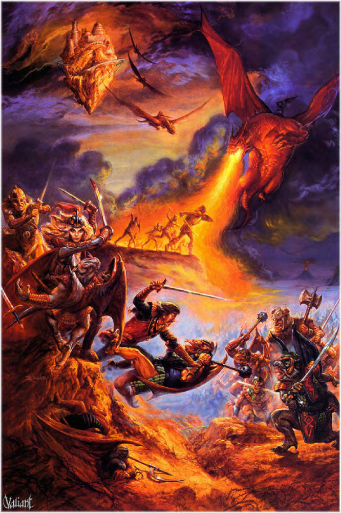 Catalogue Rouge - The Art of the Dragonlance Saga: Based on the